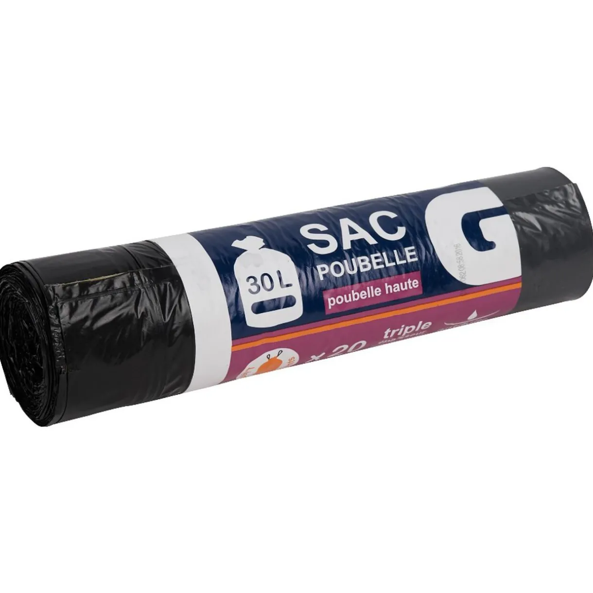 Nettoyage Et Entretien|Gifi Sac poubelle haut lien coulissant 30 L x20