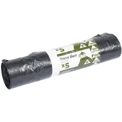 Nettoyage Et Entretien|Gifi Sac poubelle 120L noir x5