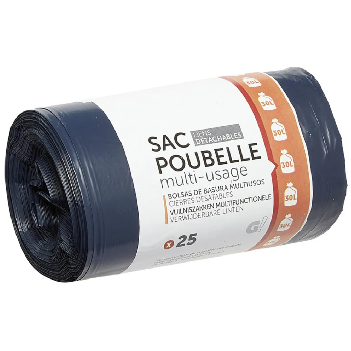 Nettoyage Et Entretien|Gifi Sac poubelle 30l x25