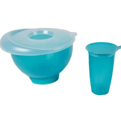 Saladier avec couvercle et verre doseur^Gifi Discount