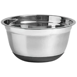 Saladier base antidérapante en inox^Gifi Discount