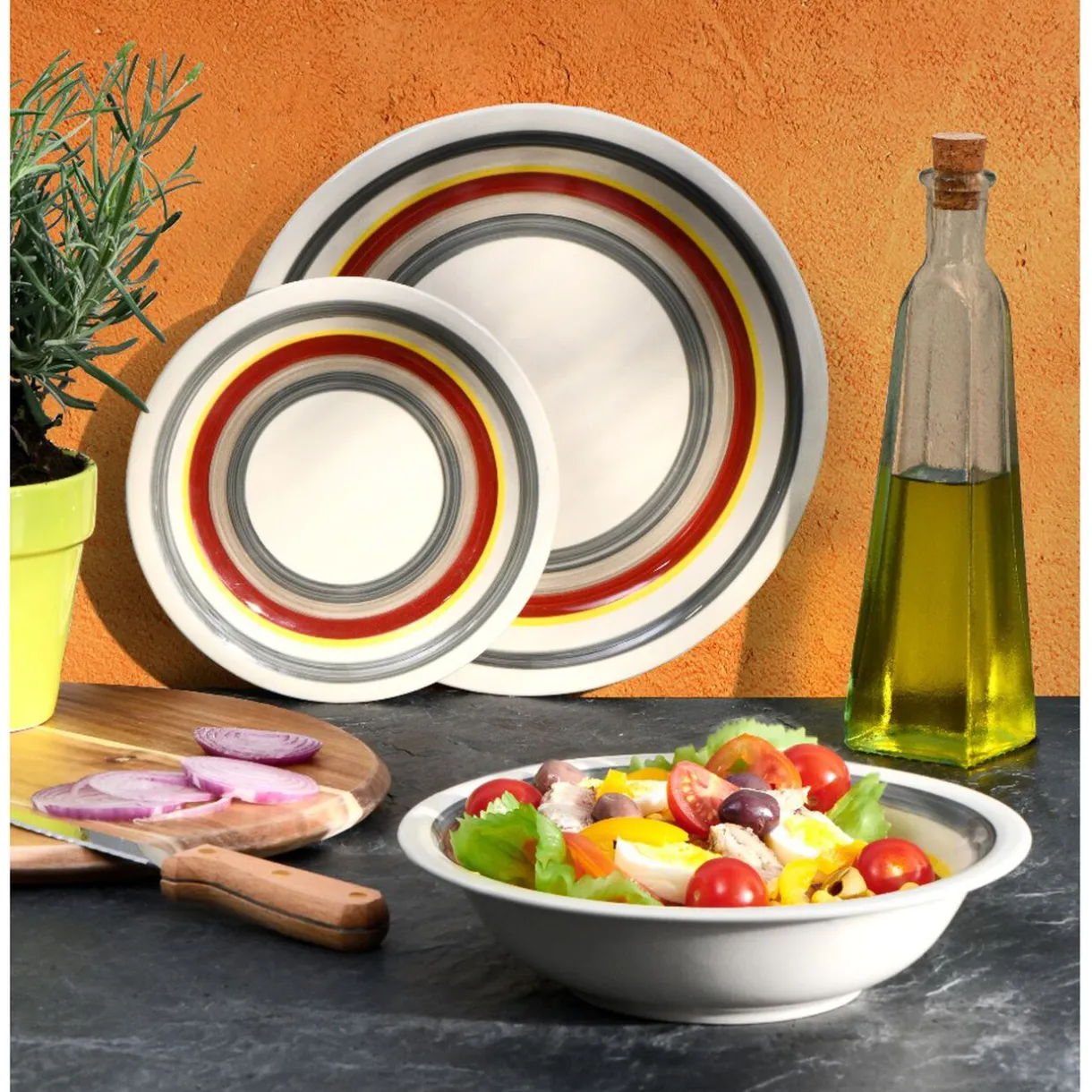 Saladier Bayadère Ø 20 cm^Gifi Online