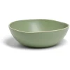 Saladier en faïence vert Ø25xH8cm^Gifi Sale