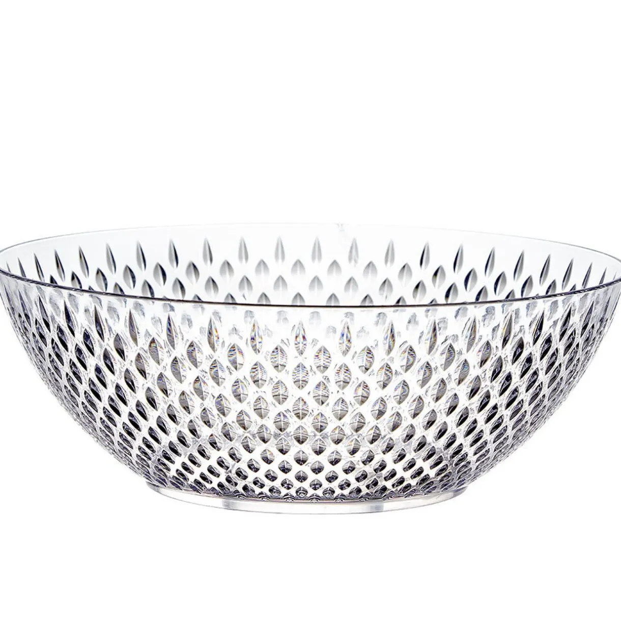 Saladier en plastique transparent effet martelé^Gifi Clearance