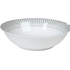 Saladier en porcelaine motif argenté^Gifi Clearance