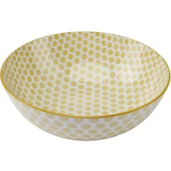 Saladier en porcelaine motif graphique coloré x2^Gifi Online