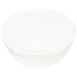 Saladier en verre avec couvercle blanc 1,8 L^Gifi Hot