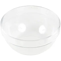 Saladier en verre avec couvercle blanc 1,8 L^Gifi Hot