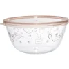 Saladier en verre avec couvercle Ø22xH10,5 cm 2 L^Gifi Hot