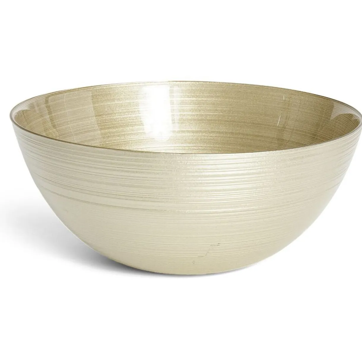 Saladier en verre doré Ø30xH10cm^Gifi Discount