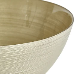 Saladier en verre doré Ø30xH10cm^Gifi Discount