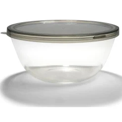 Saladier en verre 4L avec couvercle en plastique^Gifi Best