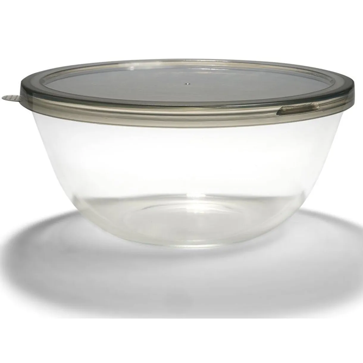 Saladier en verre 4L avec couvercle en plastique^Gifi Best