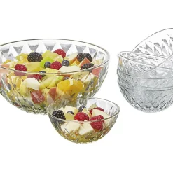 Saladier et 6 coupelles Diamond^Gifi Clearance