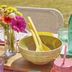 Saladier faïence à motifs Ø20xH8,5cm^Gifi Hot