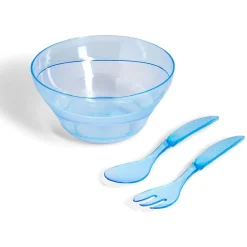 Saladier plastique Ø25cm avec couverts à salade - 3 modèles^Gifi Online