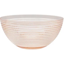 Saladier plastique strié noir transparent Ø17xH8,5cm^Gifi Outlet