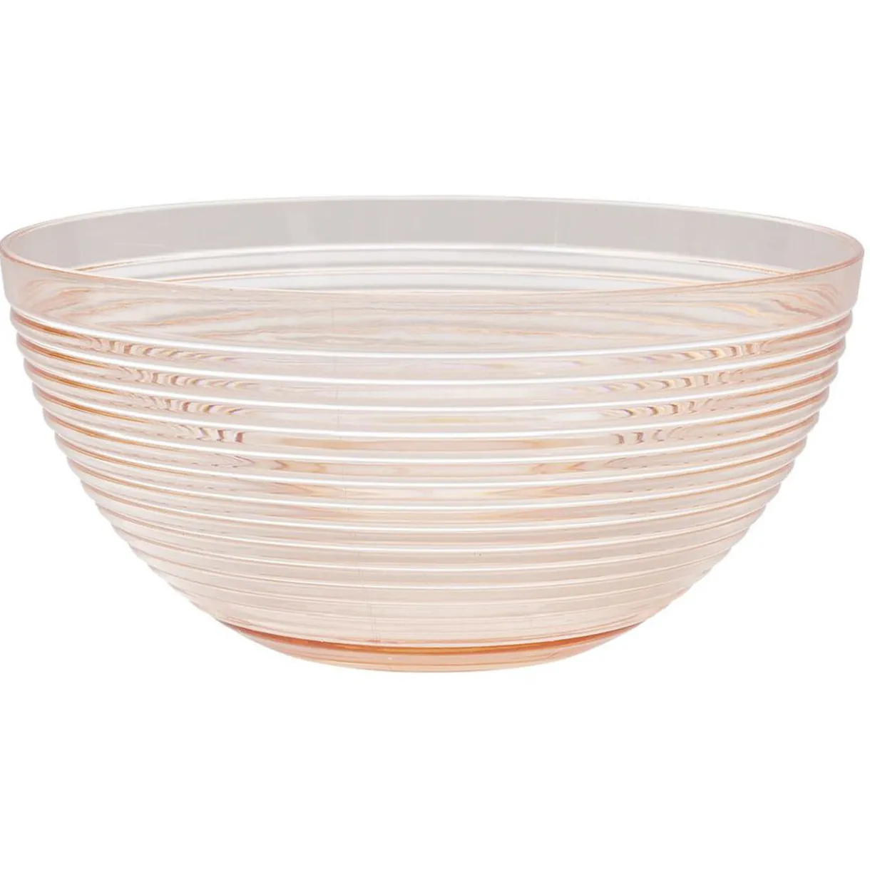 Saladier plastique strié noir transparent Ø17xH8,5cm^Gifi Outlet