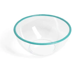 Saladier plastique transparent bordure colorée Ø28xH12cm - 3 coloris^Gifi Clearance