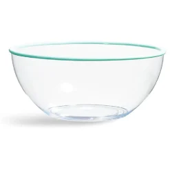 Saladier transparent au bord coloré^Gifi Hot