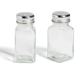 Salière et poivrière en verre^Gifi Best