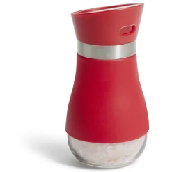 Salière et poivrière 130ml verre et plastique rouge^Gifi Hot