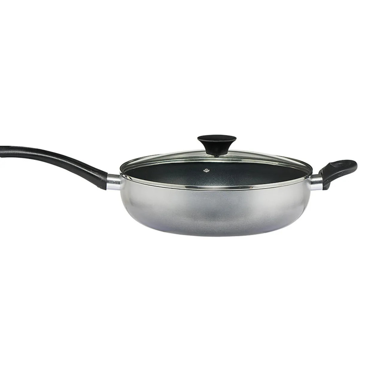 Sauteuse aluminium anti adhérente grise Ø 28^Gifi Best