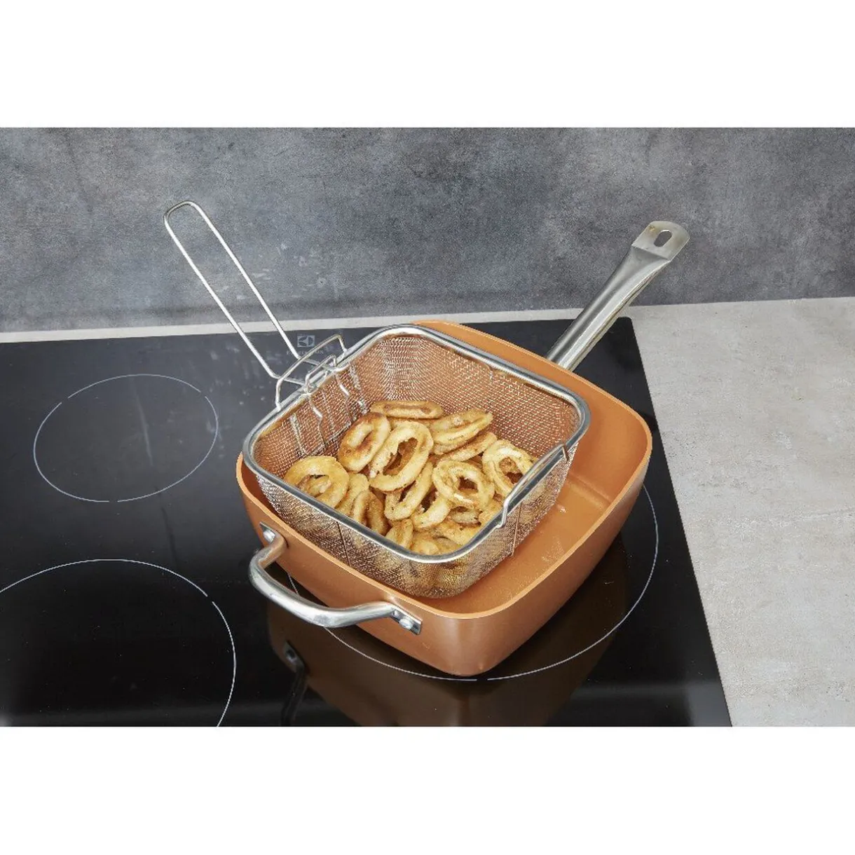 Sauteuse multifonctions cuivrée^Gifi Sale