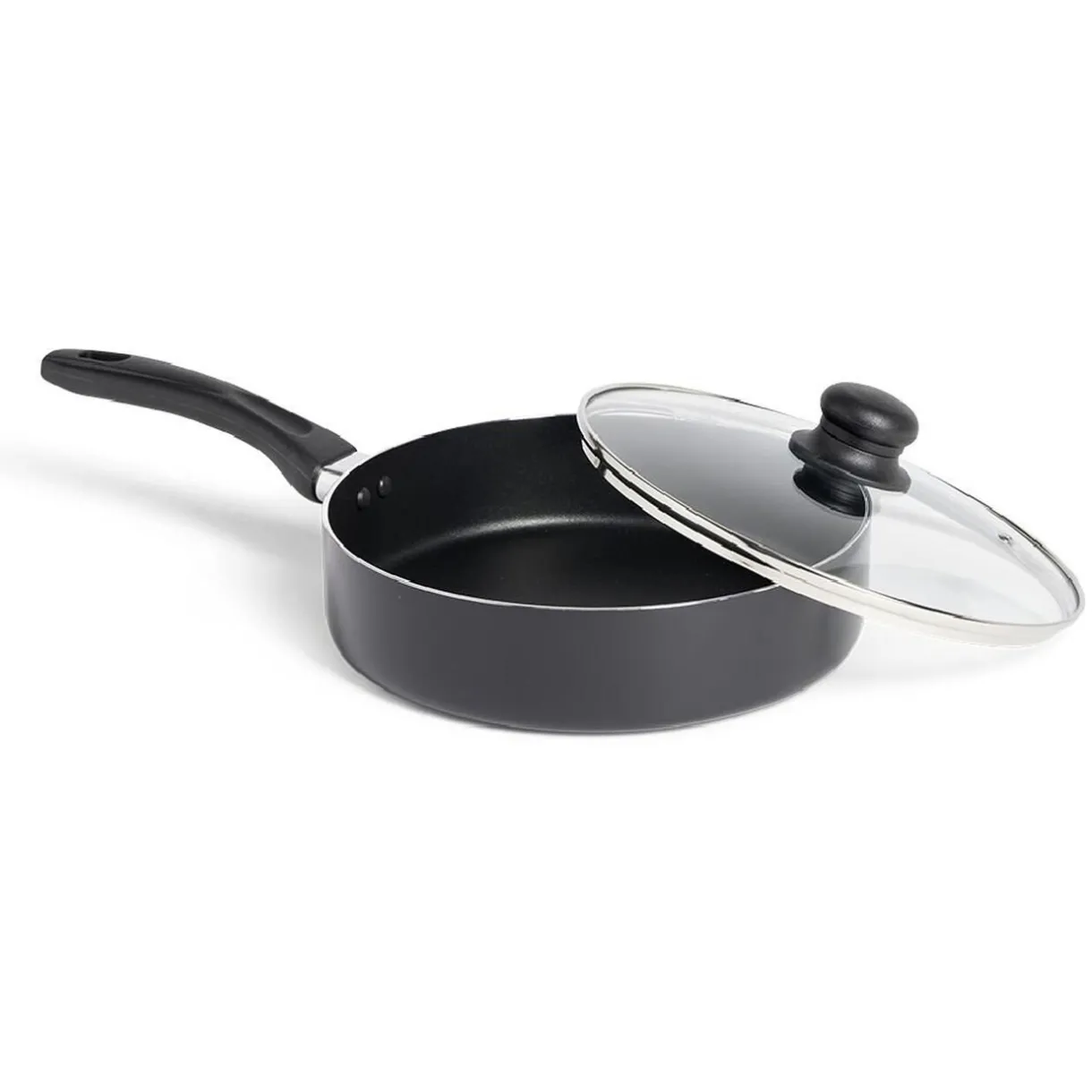 Sauteuse tous feux sauf induction aluminium noir Ø24cm^Gifi Online