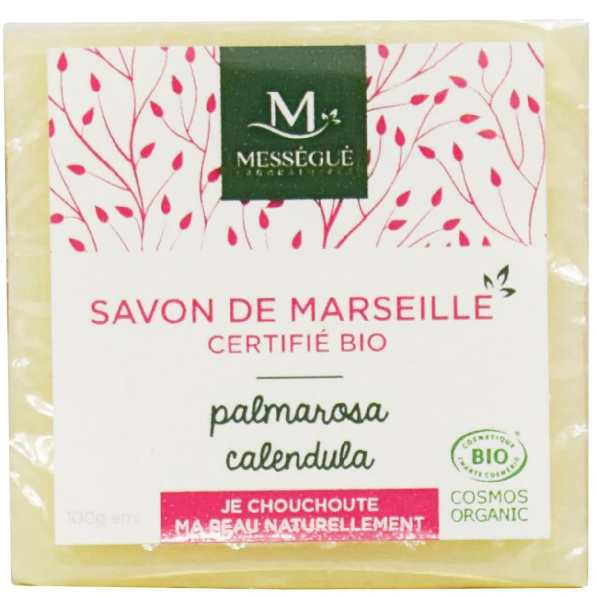 New Gifi Savon de Marseille bio palmarosa calendula