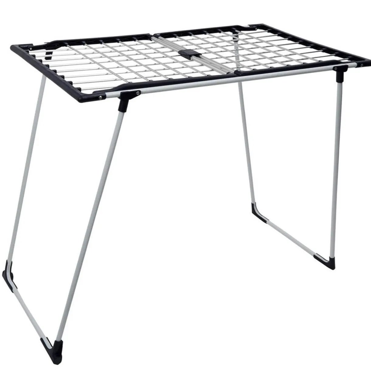 Entretien Du Linge|Gifi Séchoir à linge horizontal blanc et bleu 20 m d'étendage