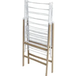 Entretien Du Linge|Gifi Séchoir à linge horizontal étendoir effet bois 15m