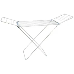 Entretien Du Linge|Gifi Séchoir à linge horizontal étendoir avec rabats aluminium noir