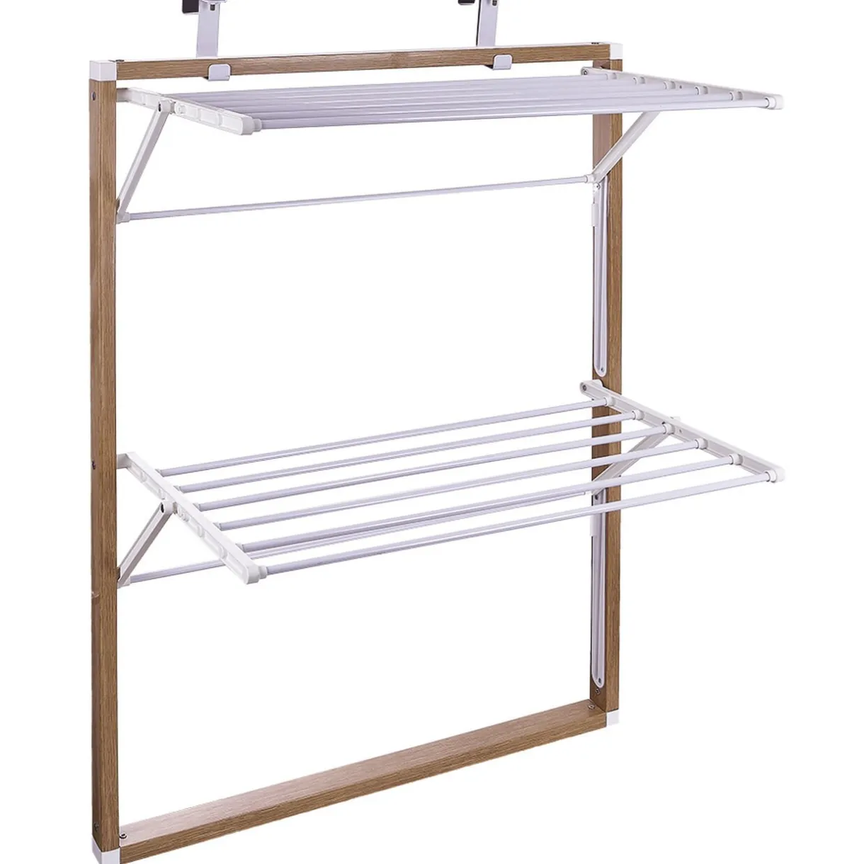 Entretien Du Linge|Gifi Séchoir de porte 2 niveaux étendoir à linge 8m