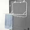 Entretien Du Linge|Gifi Séchoir de porte 51x41xH51cm fer blanc