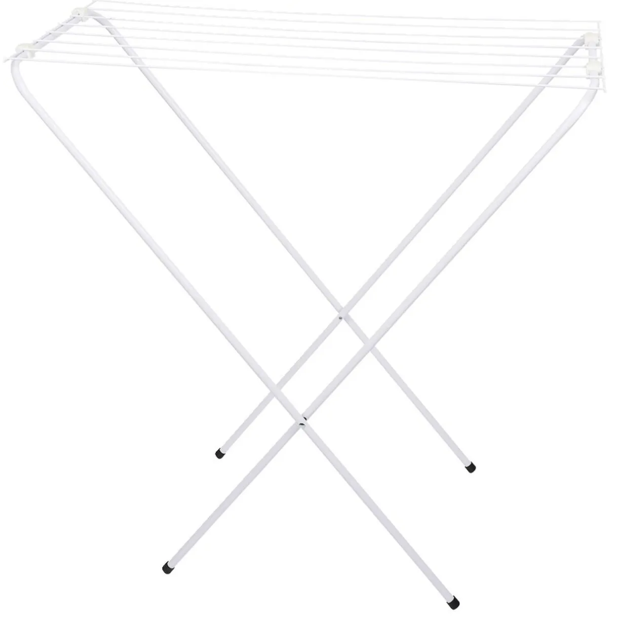 Entretien Du Linge|Gifi Séchoir 7m d'étendage acier blanc 79x40xH81cm