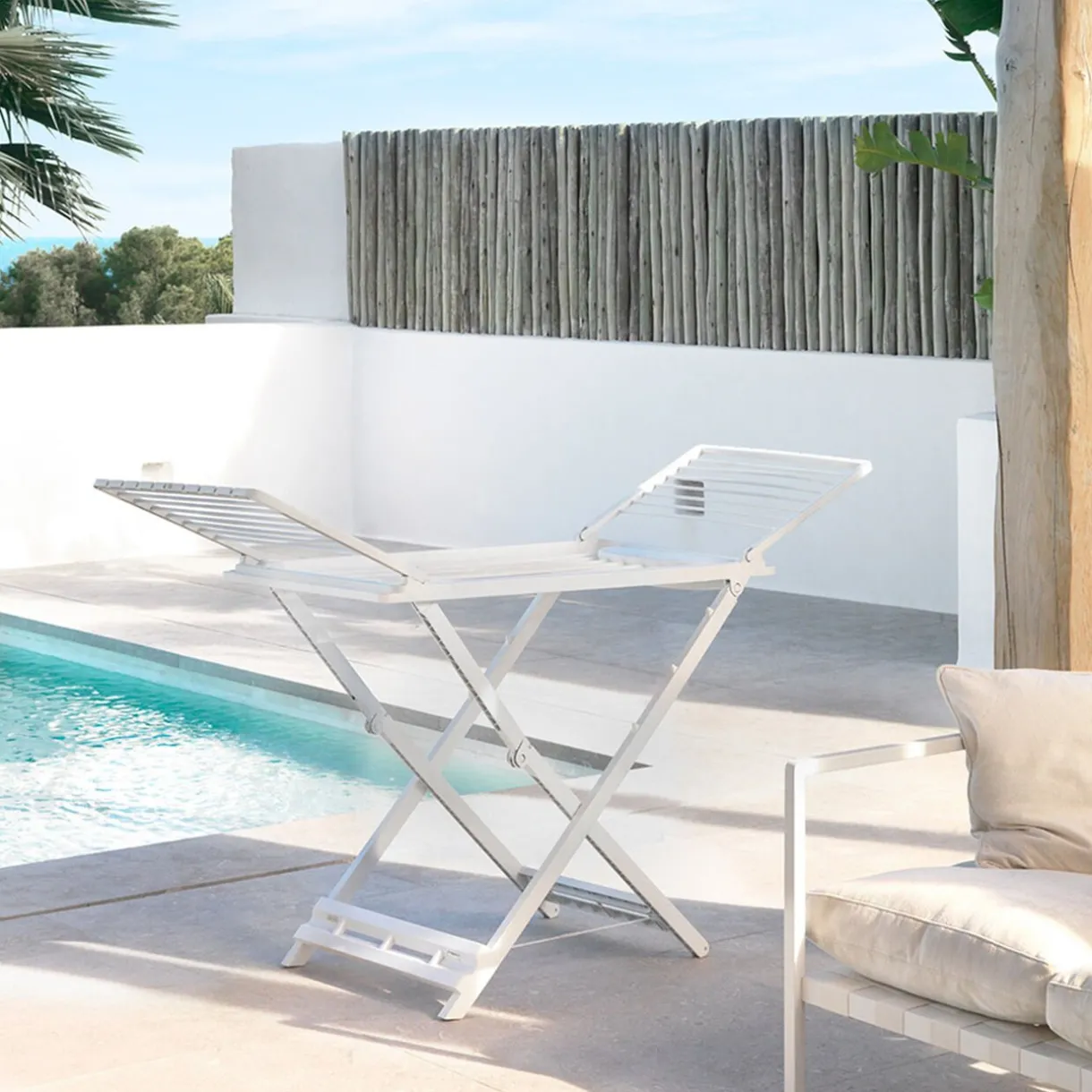 Entretien Du Linge|Gifi Séchoir pliable en résine étendoir à linge 21m