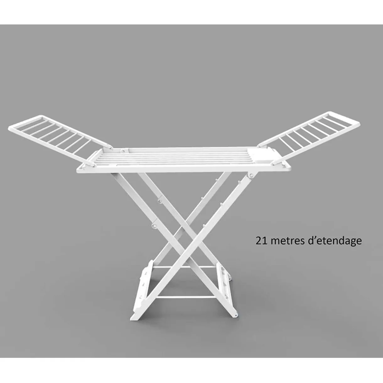 Entretien Du Linge|Gifi Séchoir pliable en résine étendoir à linge 21m