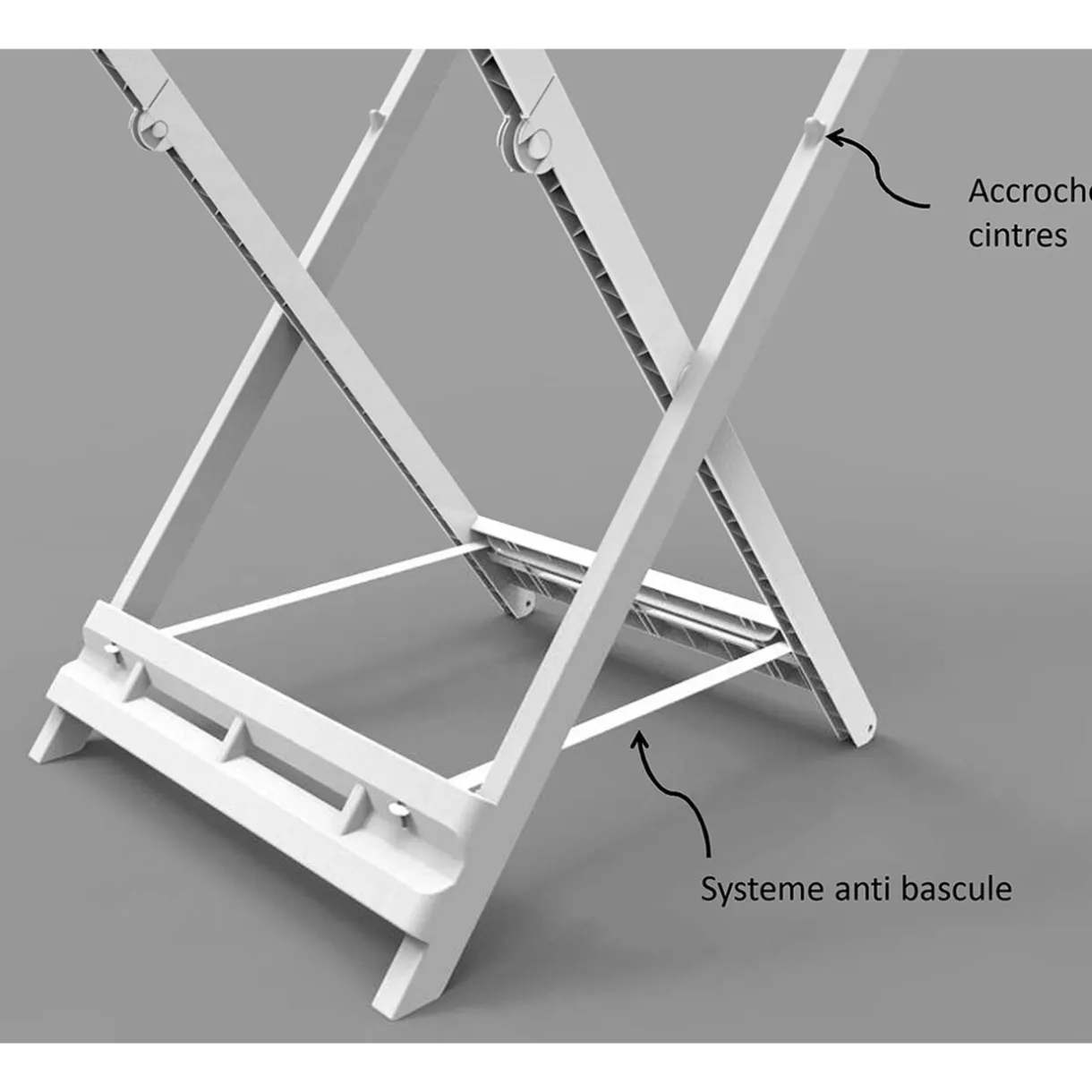 Entretien Du Linge|Gifi Séchoir pliable en résine étendoir à linge 21m