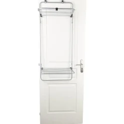 Entretien Du Linge|Gifi Séchoir porte 2 niveaux gris et noir