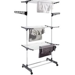 Entretien Du Linge|Gifi Séchoir étendoir à linge avec porte cintre 20m