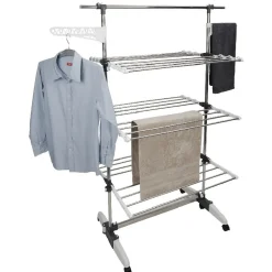 Entretien Du Linge|Gifi Séchoir tour 22 m d'étendage repliable demi-ouverture