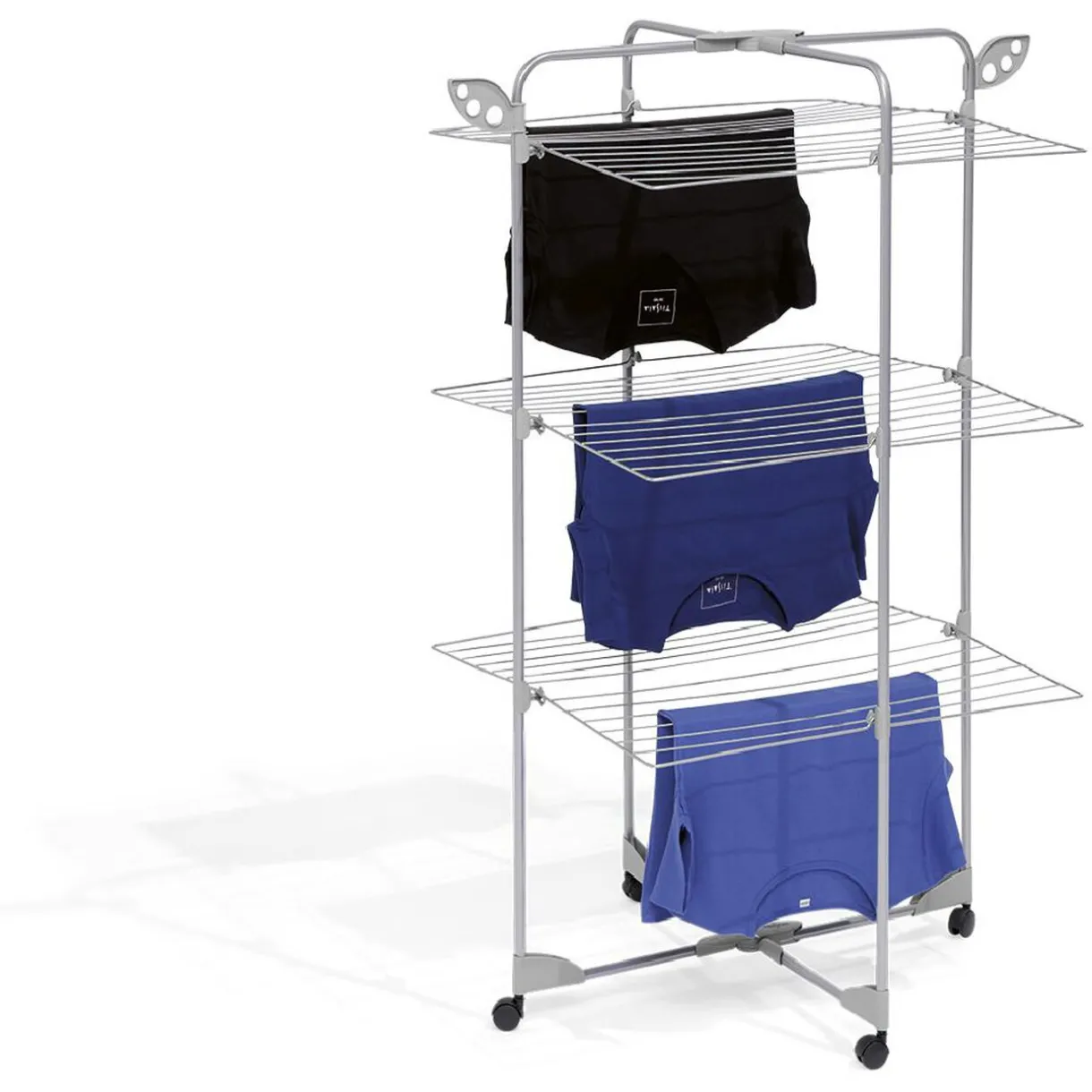 Entretien Du Linge|Gifi Séchoir tour Alpina à roulettes étendoir à linge 30m