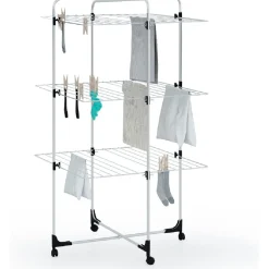 Entretien Du Linge|Gifi Séchoir tour sur roulettes 30 m d'étendage