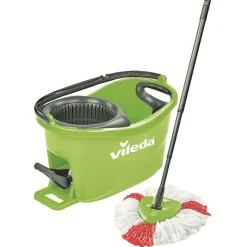Nettoyage Et Entretien|Gifi Seau essoreur à pédale avec serpillère Vileda Turbo Clean vert