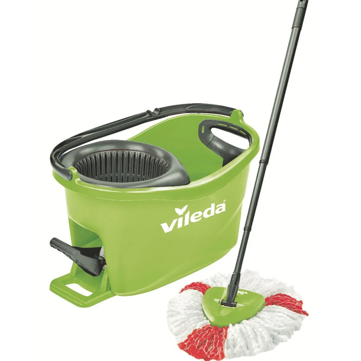 Nettoyage Et Entretien|Gifi Seau essoreur à pédale avec serpillère Vileda Turbo Clean vert