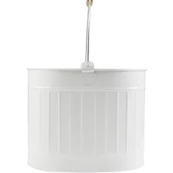 Nettoyage Et Entretien|Gifi Seau essoreur vintage métal et bois anti corrosion 14L