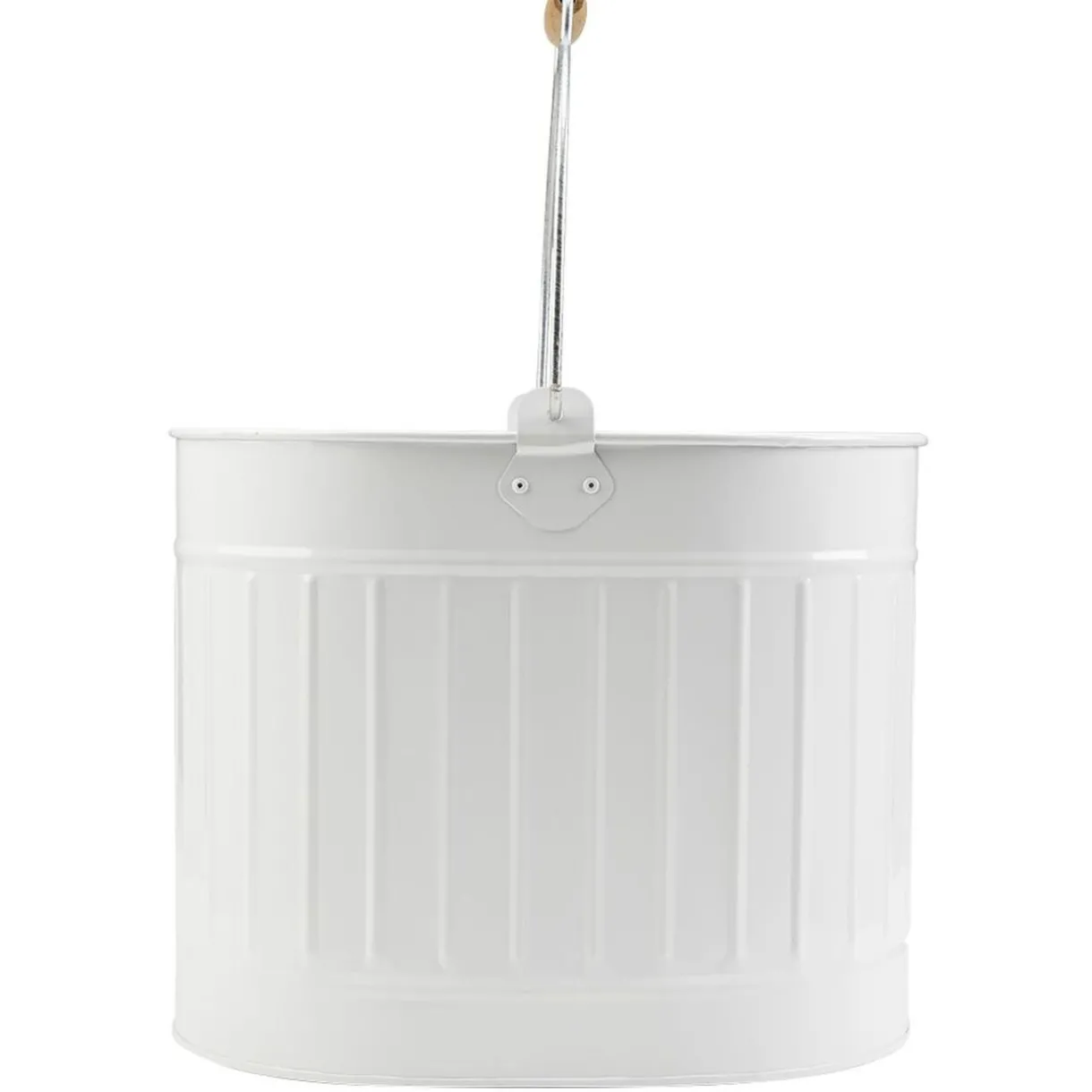 Nettoyage Et Entretien|Gifi Seau essoreur vintage métal et bois anti corrosion 14L