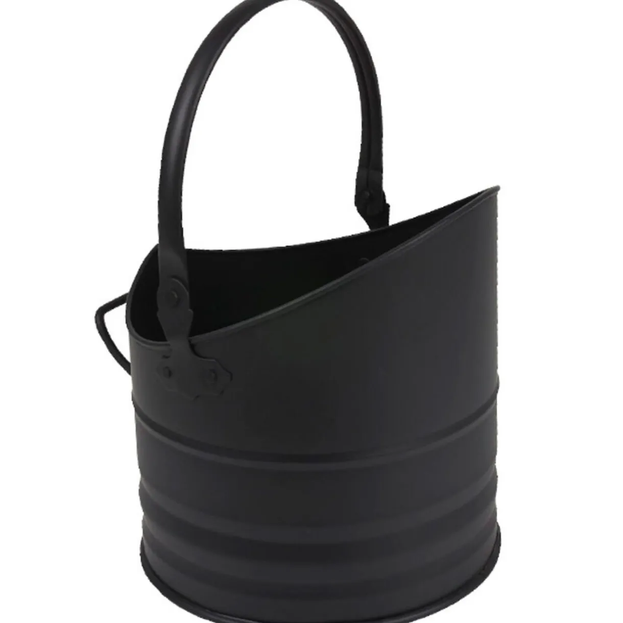 Discount Gifi Seau porte bûches noir