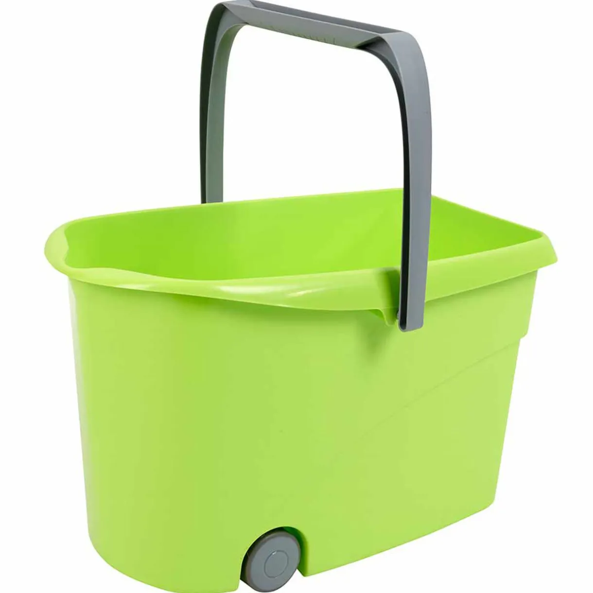 Nettoyage Et Entretien|Gifi Seau Wash Easy à roulettes Paul Masquin vert et gris